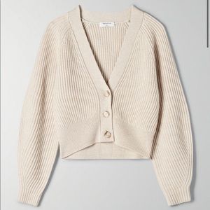 Babaton (Aritzia) cropped cardigan
